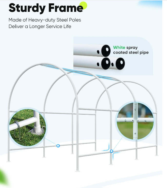 Quictent 12' x 7' x 7' Tunnel Greenhouse