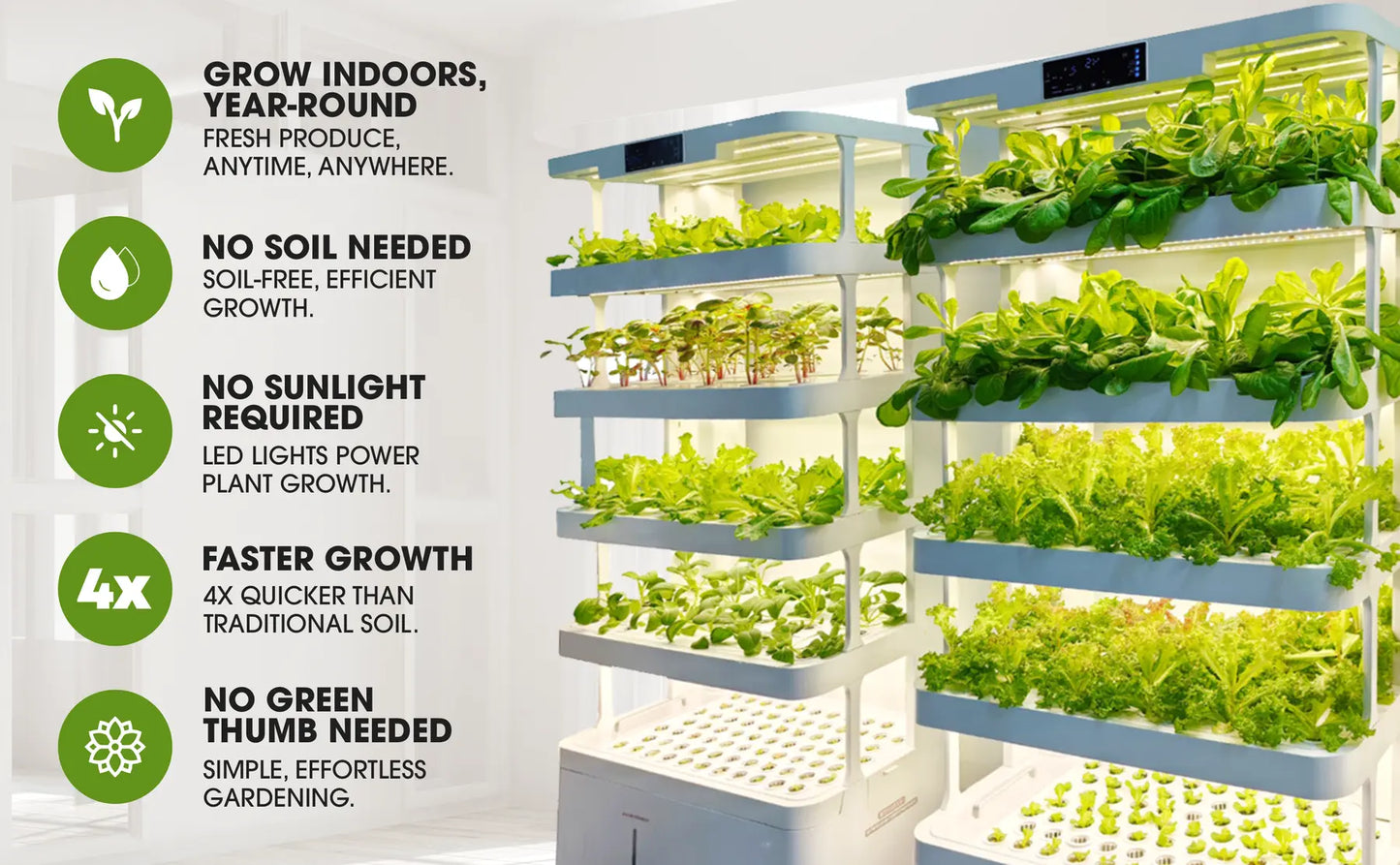 Nutraponics 4-Tier Hydroponic Growing System