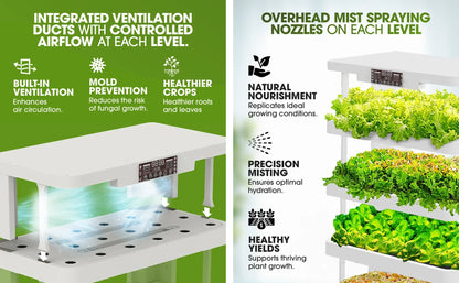 Nutraponics 4-Tier Hydroponic Growing System