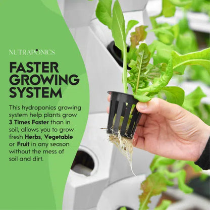 Nutraponics Hydroponic Growing System – Pro Tower Garden 48, 64, 80, or 96 Pots