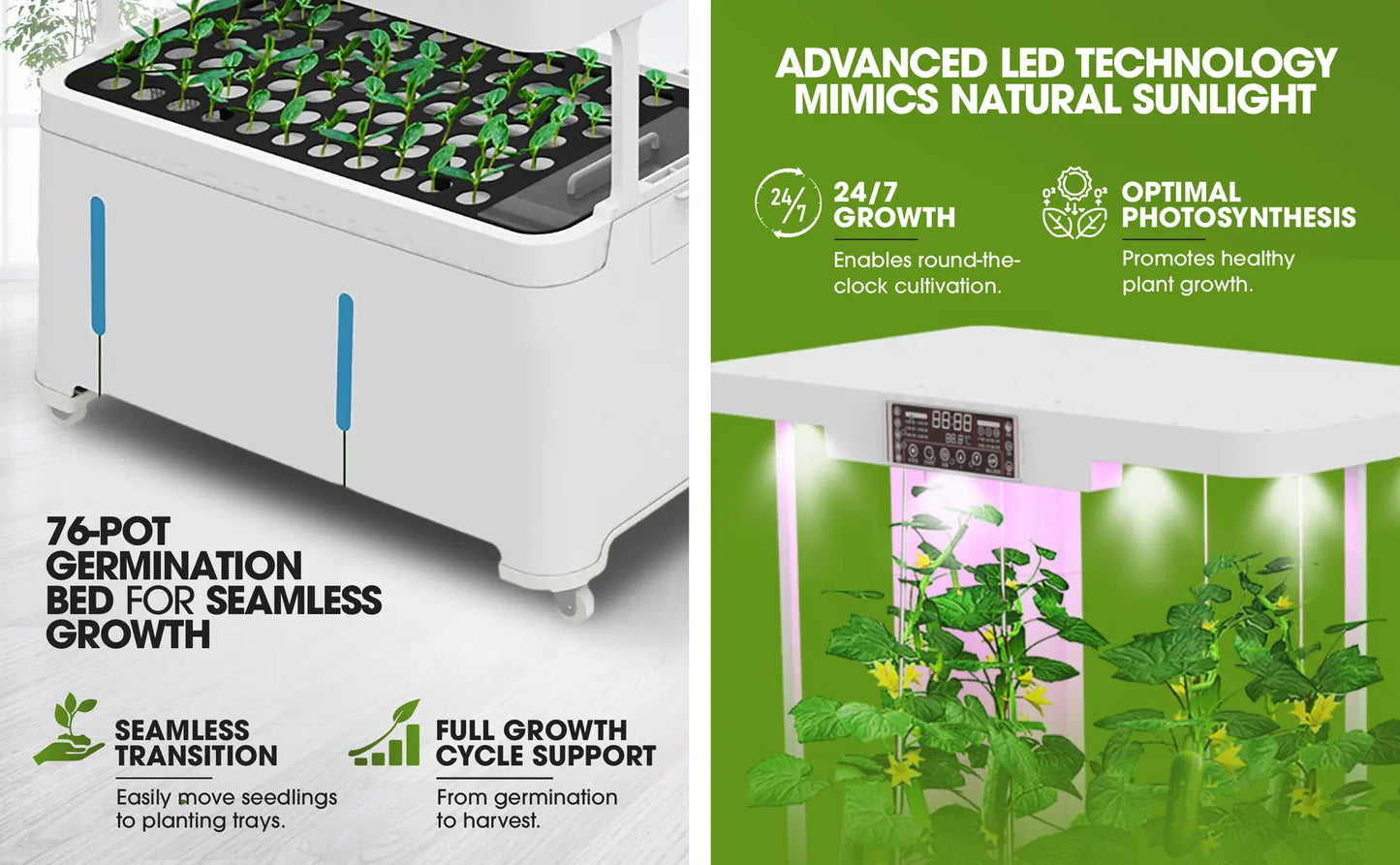 Nutraponics 4-Tier Hydroponic Growing System