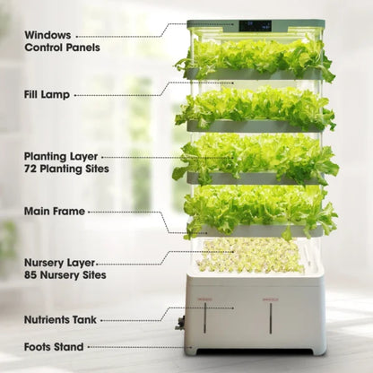 Nutraponics 4-Tier Hydroponic Growing System