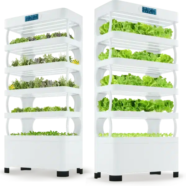 Nutraponics Hydroponics Grow Tower Pro Shelf with Automated Controls & LED Grow Lights