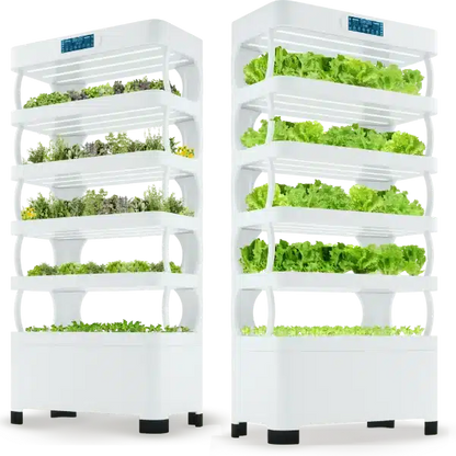 Nutraponics Hydroponics Grow Tower Pro Shelf with Automated Controls & LED Grow Lights