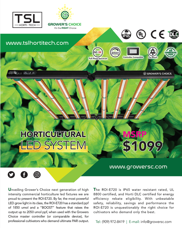 Grower's Choice ROI-E720 Grow Light