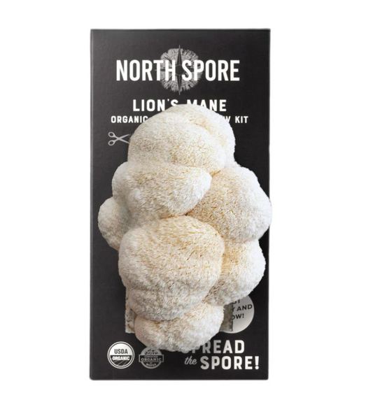 North Spore Organic Lion's Mane ‘Spray & Grow’ Mushroom Growing Kit