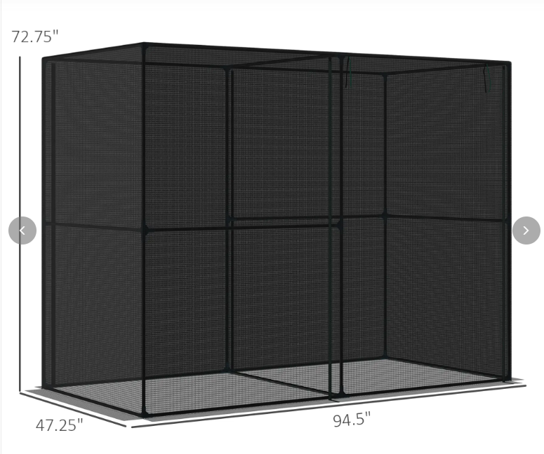 Outsunny 4' x 8' Crop Cage