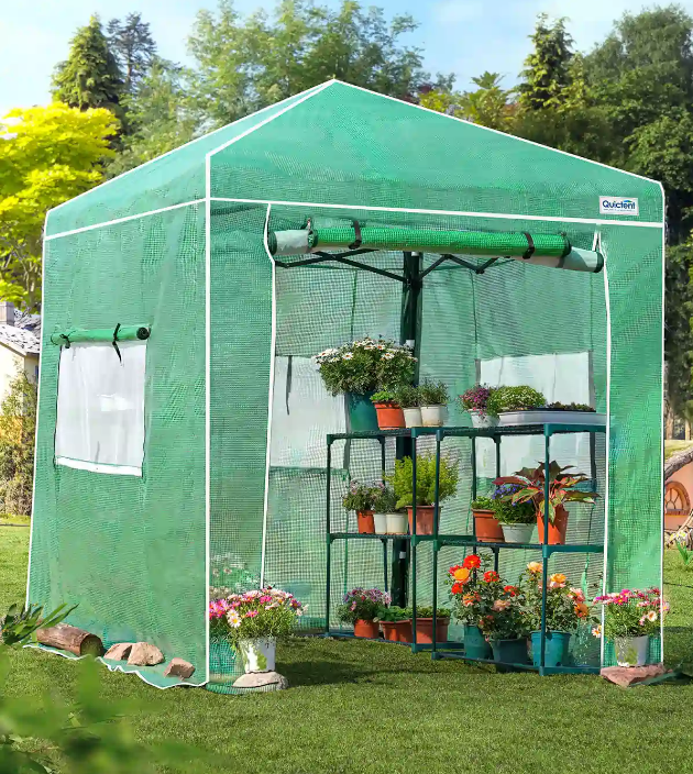 Quictent Pop Up Portable Walk-in Greenhouse