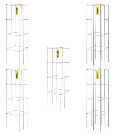 VEVOR Tomato Cages (5-Pack) 11.8" x 11.8" x 46.1"