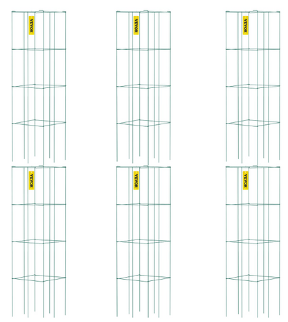 VEVOR Tomato Cages (6-Pack) 14.6" x 14.6" x 39.4"